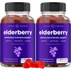 NutraChamps Elderberry Gummies, Sambucus Elderberry Gummies for Adults & Kids, Vitamin C, Propolis & Echinacea, Max Strength Immune Support Gummies,