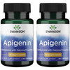 Swanson Apigenin Supplement, 50 mg, 90 Capsules Supports Sleep, Relaxation, Stress Relief & Mens Health (2 Pack)