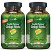 Irwin Naturals Double-Potency Ginkgo Biloba  60 Liquid Soft-Gels  Brain, Focus & Circulation Support - 2 Pack