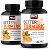 Better Turmeric 2-Pack Joint Support Supplement Featuring HydroCurc Turmeric Curcumin with Black Pepper, Clinical Strength Joint Support, Force Facto