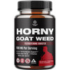 Horny Goat Weed for Male Enhancement - Extra Strength Horny Goat Weed for Men 1000mg per Serving Complex with Tongkat Ali Saw Palmetto Extract Panax
