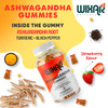 WIXAR NATURALS Ashwagandha Gummies with Turmeric and Black Pepper Extract - Herbal Gummy Supplement - 60 Gummies