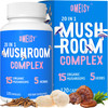 Mushroom Supplement 2600mg, 20-in-1 Mushroom Complex, with Lions Mane, Cordyceps, Reishi, Turkey Tail, Chaga - Brain Supplements for Memory and Focus