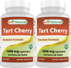 Best Naturals Tart Cherry Extract 1000 mg 120 Capsules (120 Count (Pack of 2))