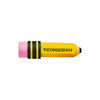 TICONDEROGA ® Erasers, Pencil Shaped, Yellow, 3 ct (38953)