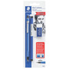 STAEDTLER Mars Technical Mechanical Pencil Set, Blue, (788 SBK4)