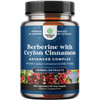 Balancing Berberine Plus 1200mg Per Serving Complex - Antioxidant Berberine with Ceylon Cinnamon Capsules Plus Silymarin Milk Thistle Extract -Active