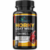 Horny Goat Weed Extra Strength w. Maca, L-Arginine, Ginseng, Boost Performance, Stamina, Energy, Non-GMO, 60 Capsules