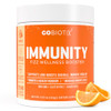GOBIOTIX Vitamin C - Immune Defense Support Supplement - Immunity Powder Wellness Booster - Vegan Superfood - Elderberry, Turmeric, B12 Vitamin Suppl