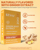 EZStrip Ease Supplement - Ginger Flavor, 30 Count - Dissolving Strips with Ginger Root Help Support Nausea Relief, Morning and Motion Sickness, and D