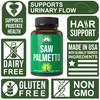Peak Performance Saw Palmetto Capsules for Men and Women 1000mg All Natural Saw Palmetto Extract Pills. DHT Blocker Supplement for Hair Loss.