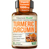 Turmeric Curcumin Supplement with Black Pepper Extract - High Potency Organic Turmeric 1200mg & 95% Curcuminoids for Joint & Digestive Health - Joint