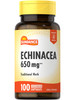 Sundance Echinacea 650mg | 100 Capsules | Traditional Herb Supplement | Vegetarian, Non-GMO, and Gluten Free Formula