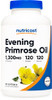 Nutricost Evening Primrose Oil 1,300mg, 120 Softgels - Cold Pressed, Non-GMO, Gluten Free, 120 Servings