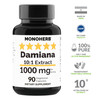 MONOHERB Damiana Extract 1000 mg - 90 Vegetarian Capsules