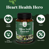 Potent Olive Leaf Extract Capsules - High Strength Antioxidant Supplement with Pure Olive Leaf with 20% Oleuropein - Herbal Heart Health Supplement -