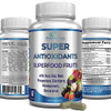 Super Antioxidant Fruit Superfood Complex - Powerful Antioxidant Superfruits, Acai, Goji, Noni, Mangosteen, Pomegranate, Elderberry, Resveratrol, Imm