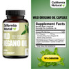 Wild Oregano Oil Vegetarian Soft Capsules - California Natural - Immune System & Digestive Support - Promote Gut Health & Healthy Digestion - 100% Ve