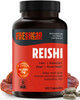 FreshCap Mushrooms Reishi Mushroom Supplement 14,000mg - Reishi Mushroom Capsules Extract, Supplements Herbal Supplements, Ayurveda Nootropic Red Rei