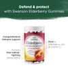 Swanson Elderberry Gummies with Zinc & Vitamin C - Immune Support Supplement Promoting A Healthy Immune System - (Lemon Raspberry, 60 Gummies)