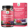 Complete Herbal Menopause Supplement for Women - Female Hormone Balance Capsules for Night Sweats Hot Flashes & Mood Swings with Dong Quai, Chaste Be