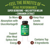 Ultra High Strength 4-in-1 Super Berberine Patented GlucoVantage + Wild Bitter Melon + Cinnamon Extract + Chromium Picolinate Vegan Capsules. Great S