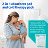 Medline Perineal Cold Packs for Postpartum Care, Absorbent Pad is 4.5" x 14.25" Perfect for your After Delivery Postpartum Essentials Kit - Each