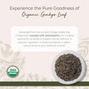 Starwest Botanicals Organic Ginkgo Leaf - Ginkgo Biloba, Dried Loose Leaf Herb for Tea, Capsules, & Herbal Blends, Cut & Sifted, Certified Kosher, No