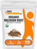 BulkSupplements.com Organic Valerian Extract Powder - Sourced from Valerian Root, Herbal Supplement - Gluten Free, 1g per Serving, 1kg (2.2 lbs) (Pac
