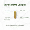 Saw Palmetto Supplement with Pumpkin Seed, 300 Capsules | Promotes Prostate Health | DHT Blocker | Hair Growth Vitamins, Maintain Normal Urinary Freq