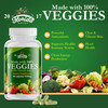 Fruits and Vegetables Supplement - 90 Fruit and 90 Veggie Capsules - Nature Vitamins, Balance of Fruits and Veggies Supports Energy Balance, Soy Free