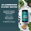 Ancient Nutrition Supergreens Powder, Organic Superfood Powder with Collagen, Made from Real Fruits, Vegetables and Herbs, for Digestive and Energy S