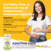 Potassium Magnesium Supplement + Zinc  90 Capsules  High Absorption Potassium 450mg, Magnesium 400mg & Zinc 50mg  Supports Muscle Cramps, Energy P