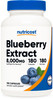 Nutricost Blueberry Extract 8,000mg Equivalent from 160mg of 50:1 Extract Per Serving, 180 Capsules for 180 Servings Per Bottle - Vegetarian, Gluten