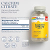 Solaray Calcium Citrate 1000mg - Chelated Calcium Supplement - Supports Bone Strength and Healthy Teeth - Easy to Digest - Vegan - 68 Servings, 275 V