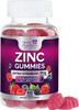Zinc Gummies 50mg - Extra Strength Skin Health & Immune Support Gummy, Vegan, Non-GMO & Gluten Free - Best Zinc Supplement Antioxidant Heart & Bone H