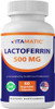 Vitamatic Lactoferrin 500mg  60 Vegetable Capsules Promotes Healthy Immune Function