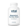 Vital Nutrients Magnesium Glycinate + Malate - 120mg Vegan Magnesium Supplement for Women and Men - Muscle, Heart, Bone Support* - Promotes Relaxatio