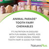 NaturesPlus Animal Parade Tooth Fairy Children's Chewables - Natural Vanilla Flavor - 90 Animal-Shaped Tablets, Pack of 2 - Dental Health Supplement