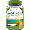 Doctor's Recipes Moringa 11,000 mg Strength, Complete Green Superfood, Natural Antioxidant Support, Non-GMO, 90 Vegan Caps, No Caffeine Soy Gluten