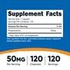 Nutricost Pregnenolone 50mg, 120 Capsules - Non-GMO, Gluten Free, Vegetarian Capsules