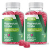 VITEEY Magnesium Gummies for Adults - 66mg of Magnesium Citrate Gummy for Calm, Sleep, Nerve & Muscle Function Support - Vegetarian, Gluten Free - 12