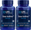 Life Extension Sea Iodine 1000 mcg, 150 Veg Caps (Pack of 2) - Natural Iodine Supplement from Kelp and Bladderwack