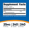 Nutricost DHEA 25mg, 240 Capsules - Gluten Free, Soy Free, Non-GMO, Supplement