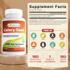 Best Naturals Celery Seed 600 mg 180 Tablets (180 Count (Pack of 3))