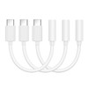 [MFi Certified] USB C to 3.5mm Headphone Jack Adapter for iPhone 16 15,3Pack Headphone Adapter for iPhone 16 Aux Audio Dongle Compatible with iPhone