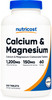 Nutricost Calcium & Magnesium Carbonate 240 Tablets, 1200mg of Ca & 150mg of Mg per Serving, 60 Servings- Gluten Free, Non-GMO