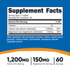 Nutricost Calcium & Magnesium Carbonate 240 Tablets, 1200mg of Ca & 150mg of Mg per Serving, 60 Servings- Gluten Free, Non-GMO