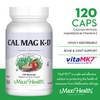 Maxi Health Men and Women 500 mg Calcium Supplement with Vitamin D3 (2000 IU), Magnesium (250 mg) and Vitamin K2 (150 mcg) - Bone, Teeth and Joint Su