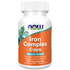 NOW Foods Supplements, Iron Complex Caps, Non-Constipating*, Essential Mineral, 100 Veg Capsules